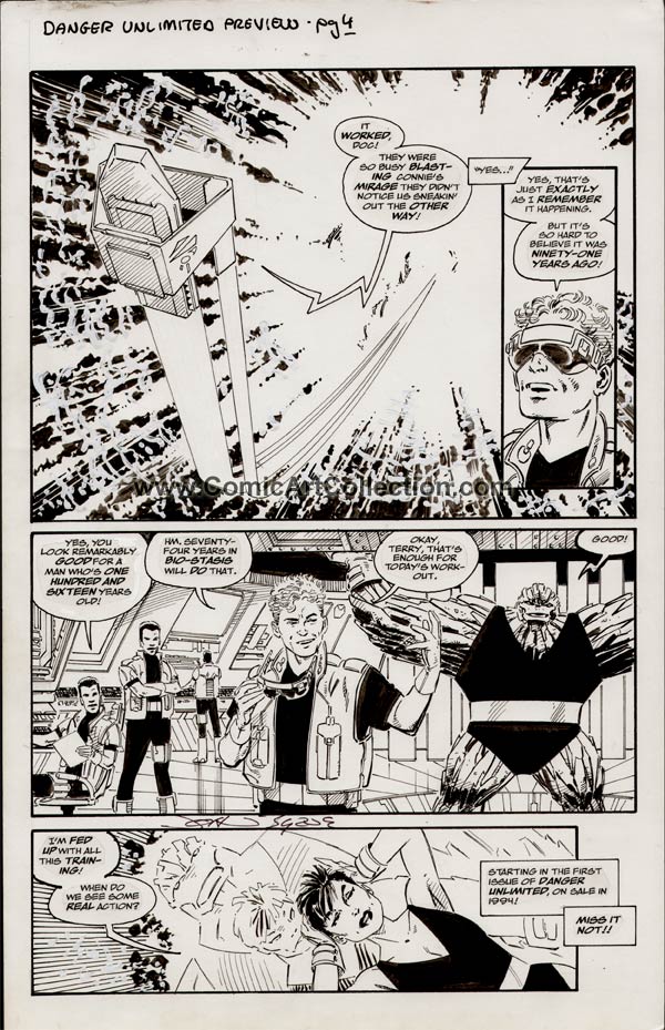 San Diego Comic-Con Comics #2: Danger Unlimited Preview page 4 by John Byrne