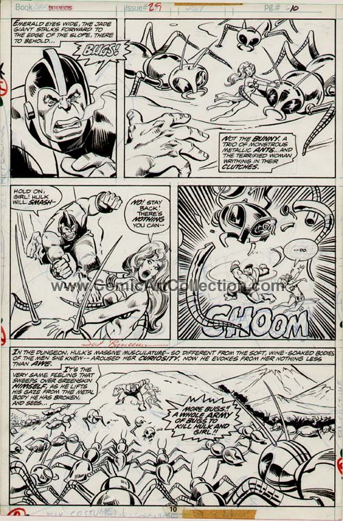 Defenders #29 page 10 by Sal Buscema / Vince Colletta