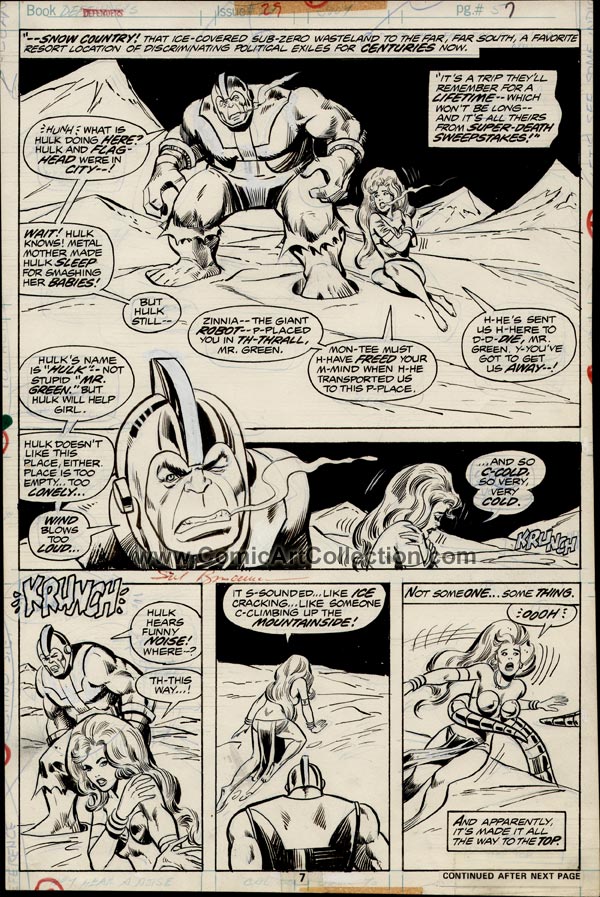 Defenders #29 page 7 by Sal Buscema and Vince Colletta